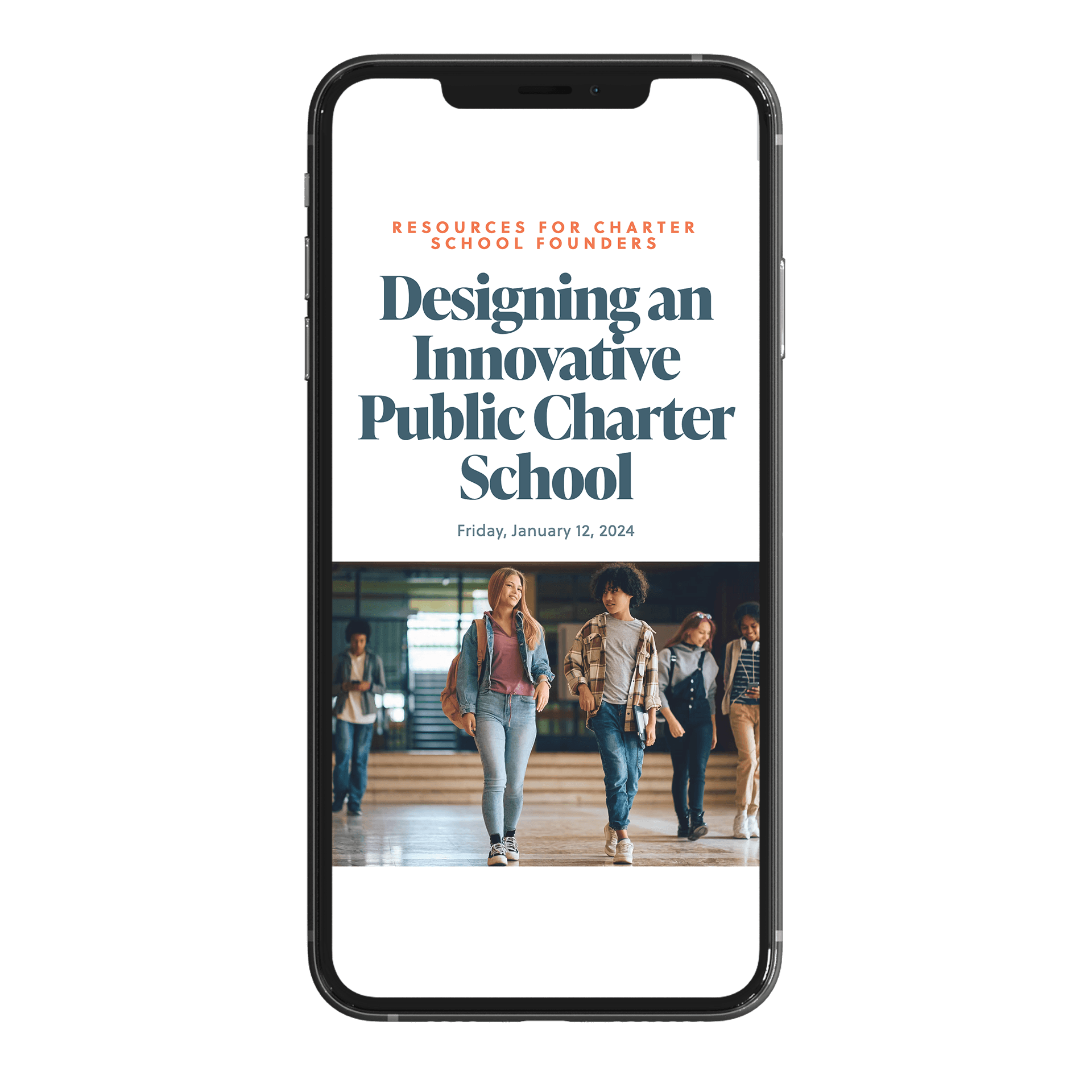 Wyoming Charter Schools Phone mockup
