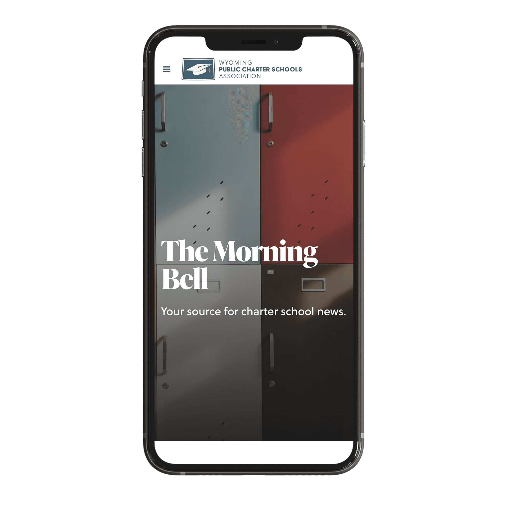 Wyoming Charter Schools Phone mockup
